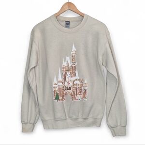 Gingerbread Cinderella Iced‎ Holiday Castle Sweatshirt Disney-Inspired Pullover